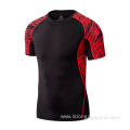 Wholesales Custom Short Sleeve Mens Sports Gym Shirt